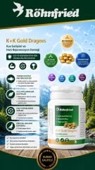 Röhfried K+K Gold Dragees Altın Kaplamalı Hayvansal Protein Hapları 100 Adet