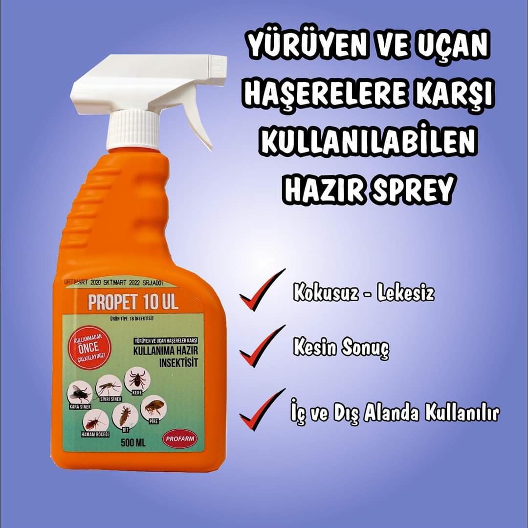 Propet 10 UL Parazit Spreyi 400 ml