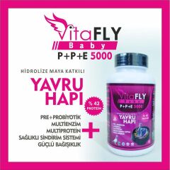GÜVERCİN ÜRÜNLERİ KÖPEK ÜRÜNLERİ VİTAFLY P+P+E 5000 - YAVRU HAPI 154 GR - 700 ADET (GÜVERCİN)