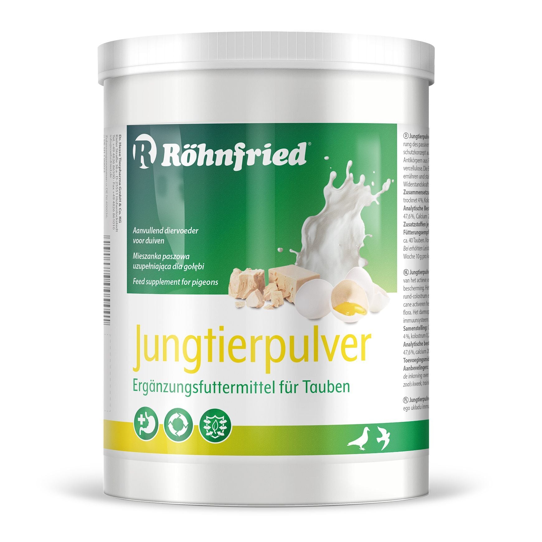 Röhnfried Jungtierpulver Genç hayvan tozu - 500 g - bağışıklık sistemini güçlendirir